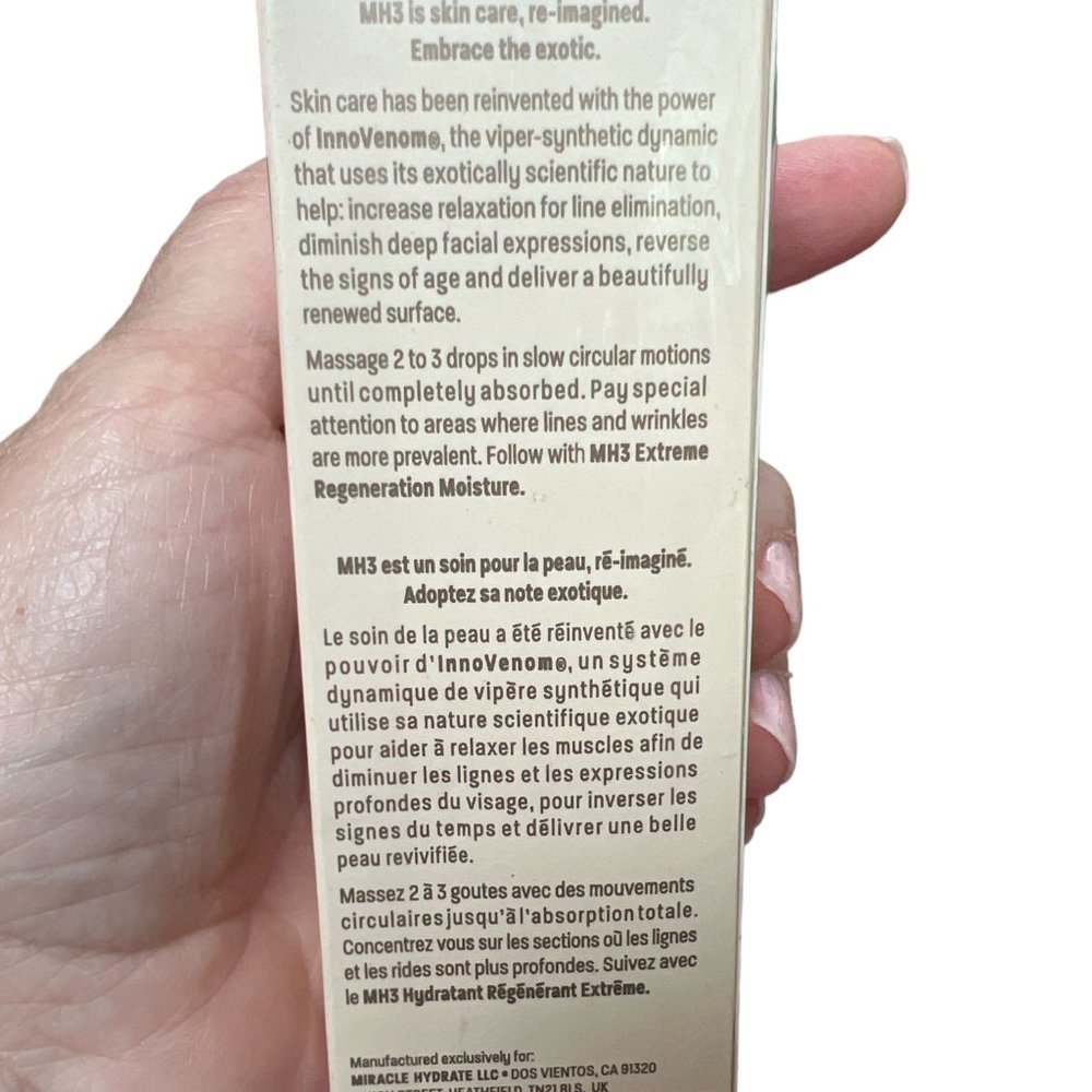 MH3 N Ject Line Elimination Serum Innovenom by Miracle Hydrate - Picture 2 of 2
